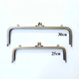 K270--30CM 25CM thicken purse DIY sewing Big coin purse bronze square purse frame kiss clasp