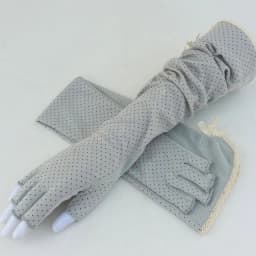 Summer half refers to cycling driving thin long ladies UV protection touch screen cotton sleeve sports fitness gloves B90