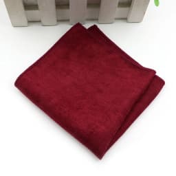 Solid Soft Microsuede Handkerchiefs Woven White Pink Red Blue Pocket Square Mens Casual Square Pockets Handkerchief Towels