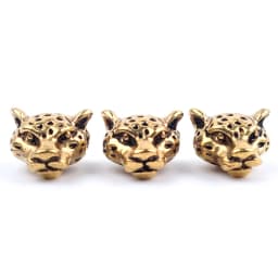 10pcs Antique Owl Lion Buddha Leopard Head Spacer Beads Charm DIY Bracelets Necklace Beads for Jewelry Making Accessories