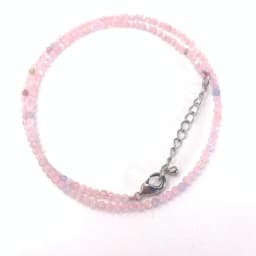 Cute and Simple Lapis Lazuli Crystal Quartz 2mm Mini Beads Pendant Necklace Handmade Nepal Jewelry Girls Choker Necklace