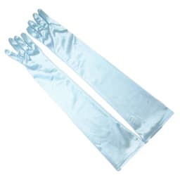 Women Long Section Imitate Satin Banquet Dance Dinner Show Cosplay Retro Style Soft Elasticity Solid Sexy Etiquette Gloves