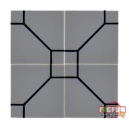 Custom Printed Brick Tiles Decorated Detailed Block Floor wall 2*2 MOC City Construction Building Toys 20PCs/lot