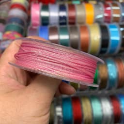 1mm colorful Nylon Line Thread Chinese Knot Macrame Cord Bracelet Braided String DIY Tassels Beading 10m/roll
