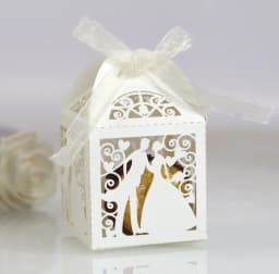 25pcs Wedding Bride Bridegroom Boutique Gift Box for Guest Favors Packaging Party Valentine's Day Gifts Wrapping Boxes Wholesale