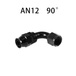 AN4/6/8/10/12 Straight 0°/45°/90°/180° Degree Reusable Hose End Fitting Adapter For Swivel PTFE Oil Fuel Line Hose End Fitting