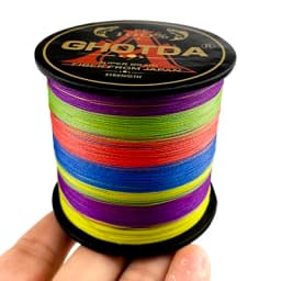 GHOTDA High Density Weaves Fishing Line 4 Strands 300M 100M Multifilament PE Braided Wire Cast Rod Sea Fishing Gear Accessories
