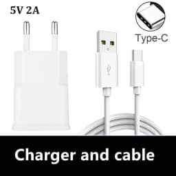 For Samsung A12 A32 A52 A72 A42 5G USB Phone Charger EU Wall Plug Charging Bank For Samsung S20 S10 S9 S8 Plus Type-c USB Cable