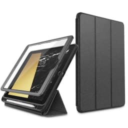 For iPad 10.2 Case (2021/2020/2019) I-Blason Cosmo Full-Body Trifold Stand Case with Pencil Holder Built-in Screen Protector