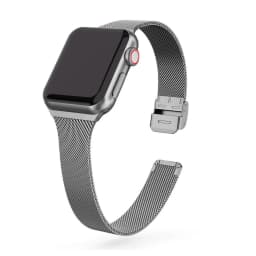 Slim Strap For Apple Watch Band 44mm 40mm 45mm 41mm 38mm 42mm Watchband Meatl Bracelet For iWatch Series 12 11 3 4 5 6 se 7 Band