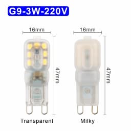 10PCS LED Bulb 3W 5W G4 G9 Light Bulb AC 220V DC 12V LED Lamp SMD2835 Spotlight Chandelier Lighting Replace 20w 30w Halogen Lamp