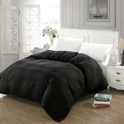 Duvet Cover White Black Gray Comforter/Quilt/Blanket case Twin Full Queen King double single Bedding 220x240 200x200 150 Hot