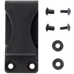 QingGear Black Kydex Holster Sheath Belt Clip Loop with Screws (Pack of 2) Tool Parts DIY Accessory