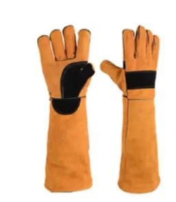 Anti-bite Safety Gloves For Dog Cat Reptile Glove Long Leather Pets Grasping Biting Protective Glove Gardening Work Train Gloves