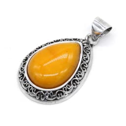 2024 New Natural Stone Abalone Shell Charms Drop Shape Lapis Lazuli Ethnic Pendant for Women Jewelry Making DIY Necklace Gift