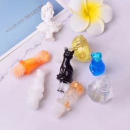 Wine Stopper Silicone Mold Bottle Cap Epoxy Resin Mould DIY Crafts Jewelry Home Decoration Cast Tool