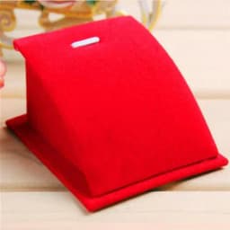 1Pc Jewelry Stand Holder for Counter Show Props Pendants Necklaces Chains Gifts Organizer Velvet Mini Protable Display Rack