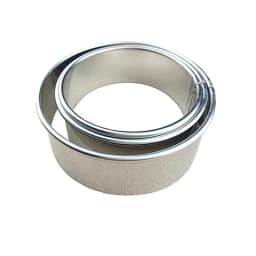 Large Stainless Steel Round Dumplings Wrappers Molds Set Cutter Maker Tools Round Cookie Pastry Wrapper Dough Cutting Food Tool