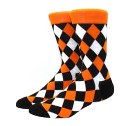 Male Tide Brand men cotton Socks Gradient Color summer Style long wedding sock Men's High Funny Happy Business Socks man sox