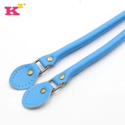2pcs/lot 50cm Genuine Leather Bag Strap DIY Handmade Handles for Crossbody Replacement Shoulder Handbag Wallet Handle