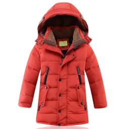 2026 Fashion Winter Duck Down Jacket for Big Boy Children Wear Parka Garments Clothes Thickened Hooded Feather Coat Clothing 6-1