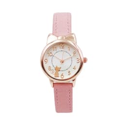 UTHAI CQ04 Kids Children Watch Cat Multi-color Quartz Watches Clocks for Girls Clock Wristwatch Rosette Watches Colorful