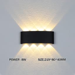 IP65 Led Wall Lamp Waterproof Interior Wall Light AC110V 220V Lndoor Outdoor Lighting For Living Room Bedroom Stairs Home Decor