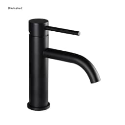 Brushed Rose Gold Bathroom Sink Faucet Deck Mounted Single Hole & Handle Cold And Hot Water Mixer Tap Brushed Gold