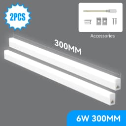 Led Tube Light 85-265V Led Bar Lamp Under Cabinets Lamp Tube Ceiling Wall Lamps Home Indoor Lighting Fixture For Kitchen Bedroom