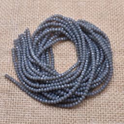 Yanqi 2 3 4mm Rondell Austria Faceted Crystal Beads Round Glass Beads Loose Spacer Beads for Jewelry Making DIY