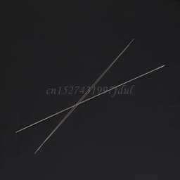 10x Big Eye Curved Beading Needles For DIY Bracelet Necklace Stringing 125x0.6mm
