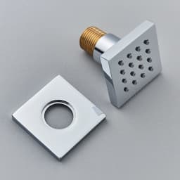 Chrome Black Brass Body Sprays Square Shower Spa Massage Body Jets Golden Concealed Shower Spray Head Faucet Accessory
