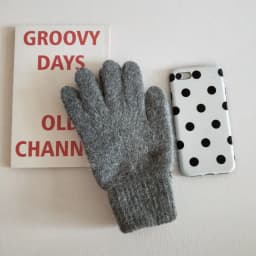 Winter Women Keep Warm Plus Velvet Touch Screen Thicken Cute Lovely Solid Soft Knitted Wool Gloves Drive Cycling Rabbit Fur