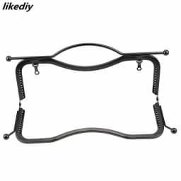 4 Pcs/Lot 27 CM Bronze Silver Gold Black Lips Metal Purse Frame Kiss Clasp Embossing Handle Sewing Bag Part
