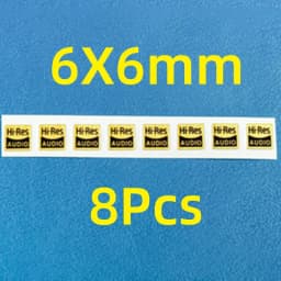 4K HDR Small Gold Label HD 8K Digital Video Player Displays Decorative Faith Stickers Spot DIY