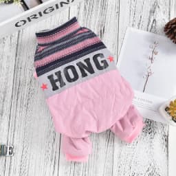 Knit High Neck Dog Sweater Jacket Winter Thick Pet Tracksuit Overall Pink Blue S XXL Down Outdoor Wear Pomeranian Shih Tzu Goods