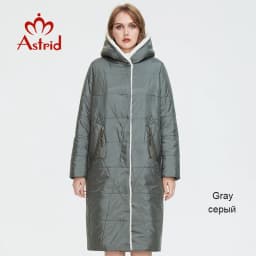 Astrid Women's winter jacket female parkas long Plush Padded coat for women 2023 Oversize warm clothing fur hooded outerwear