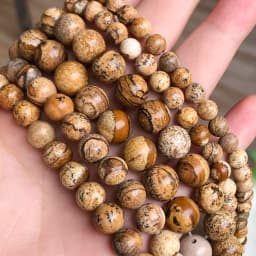 Natural Stone Beads 4 6 8 10mm Turuoqises Lava Amazonite Agates Amethysts Round Beads for Jewelry Making DIY Handmad Bracelet