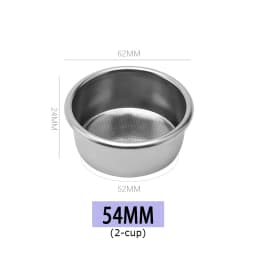 Coffee Filter Basket 51mm 54mm 58mm Clean Cup Non Pressurized Replacement For E61 Delonghi Breville Portafilter Accessories