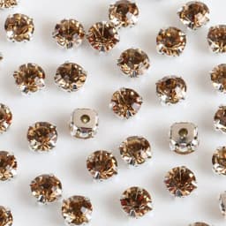 New 3mm 4mm 5mm 7mm 8mm Silver Claws Sew-on Round Rhinestones For Needlework DIY Glass Crystals Stones Clothes Wedding Dress