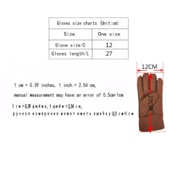 New Men Winter Warm Genuine Sheep Fur Gloves for Men Fur Cashmere Real Leather Snow Gloves Motorcycle Gloves