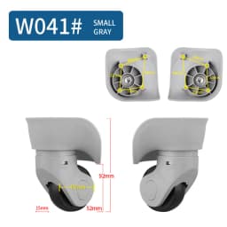 Universal Wheel Luggage Makeup Suitcase Accessories In Wheels Trolley Fashion Suitcase Accessory Rolling Wheels Repair Casters