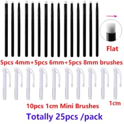 Wholesale Flat /Angled Detailed Blending Brushes Large Small Smooth Blending Brushes Ink Application Tool for DIY Cards Making
