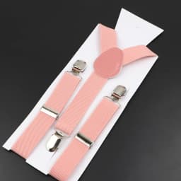 Hot Sale Solid Color Elastic Leather Children Suspenders Adjustable Straps For Kids Boy Girl Shirt Pants Skirt Classic Accessory