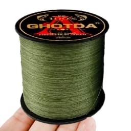 GHOTDA High Density Weaves Fishing Line 4 Strands 300M 100M Multifilament PE Braided Wire Cast Rod Sea Fishing Gear Accessories