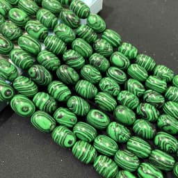 10X14MM Drum Barrel Shape Natural Stone Agates Turquoises Tiger Eye Loose Spacer Beads Charm DIY Handmade Bracelet Necklace