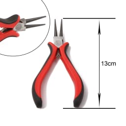 1Pc Black Red Blue Handle Anti-slip Splicing and Fixing Jewelry Pliers Tools & Equipment Kit for DIY Jewelry Accessory Design