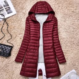 SEDUTMO Winter Duck Down Jackets Women Ultra Light Long Down Coat Spring Hoodie Puffer Jacket Slim Parkas ED876