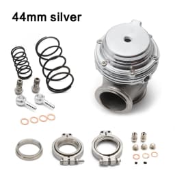 Water Cooler 44mm Wastegate External Turbo With Flange Hardware MV-R Water Cooled With Logo Red Blue Black