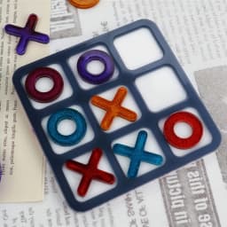 1 Pc Tic Tac Toe Game Board and X O Silicone Molds Set Epoxy Resin DIY Art Craft Mold for Christmas NightA Art Crafts Tools